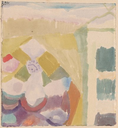 Interior con el reloj de Paul Klee