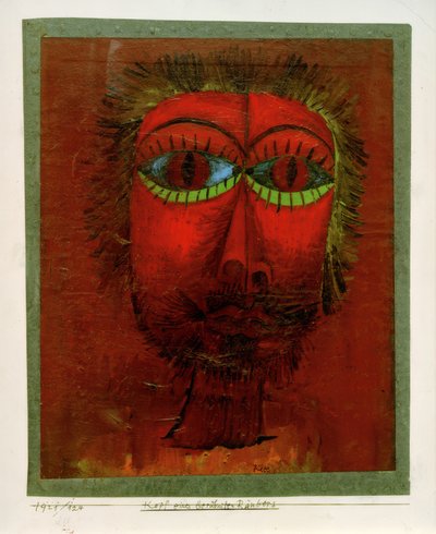 Cabeza de un famoso ladrón de Paul Klee