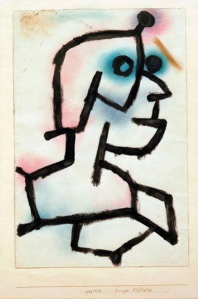Guerrero mirada de acero de Paul Klee