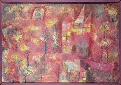 Paisaje con niño de Paul Klee