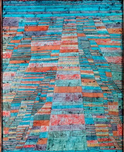 Carretera principal y carreteras secundarias Pintura de Paul Klee (1879-1940) 1929 Sol. 83x67 cm Colonia, Museum Ludwig de Paul Klee