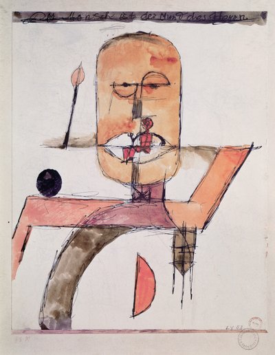 El hombre es la boca del Señor de Paul Klee