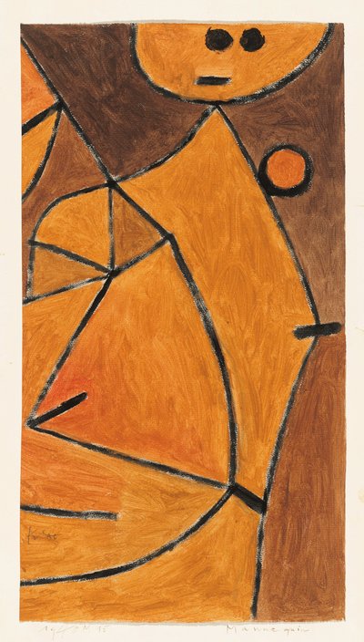 Maniquí, 1940 de Paul Klee