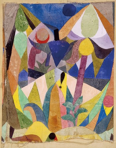Paisaje subtropical. 1918 de Paul Klee