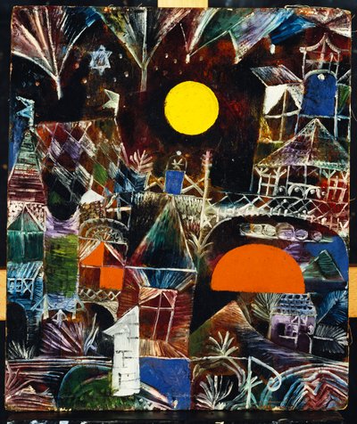 Salida de la luna - Puesta de sol de Paul Klee