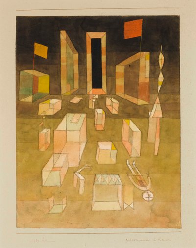 No compuesto en el espacio, 1929 de Paul Klee
