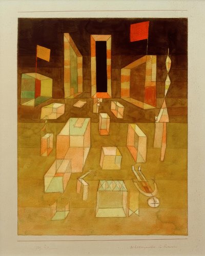 No compuesto en el espacio de Paul Klee