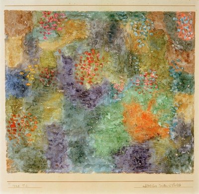Jardín del norte en flor de Paul Klee