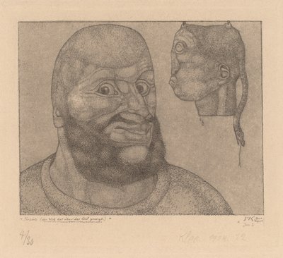 Perseo (El ingenio ha vencido al dolor) de Paul Klee