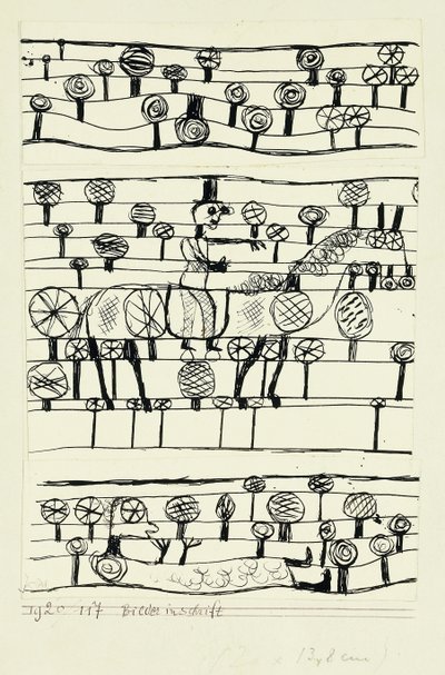 Pictografía; Imágenes Inscripción de Paul Klee
