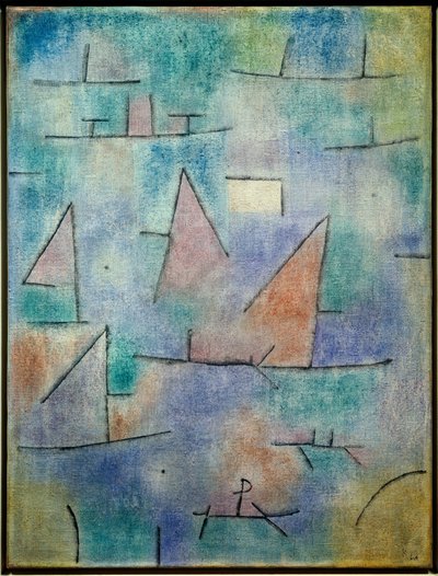 Puerto y veleros de Paul Klee