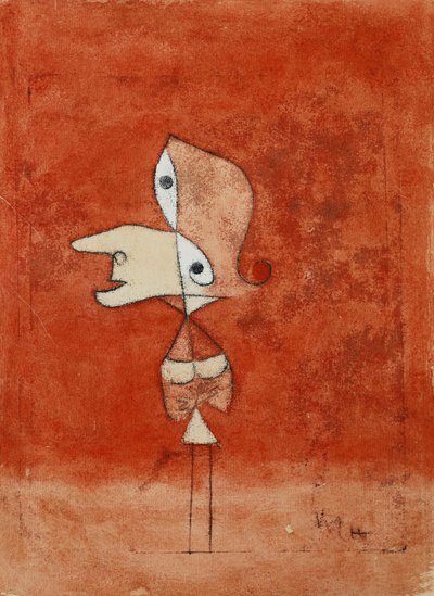 Retrato de Brigitte (Figura entera); Bildnis Brigitte (Ganze Figure) de Paul Klee