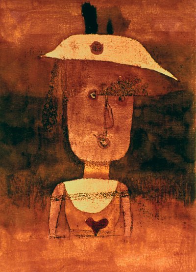 Retrato de la Sra. P en el Sur, 1924 de Paul Klee
