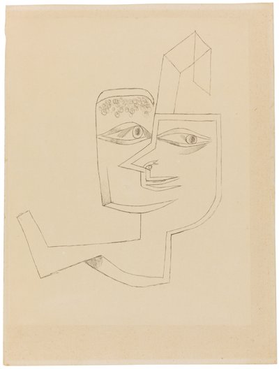 Retrato de una mujer genial, 1919 de Paul Klee