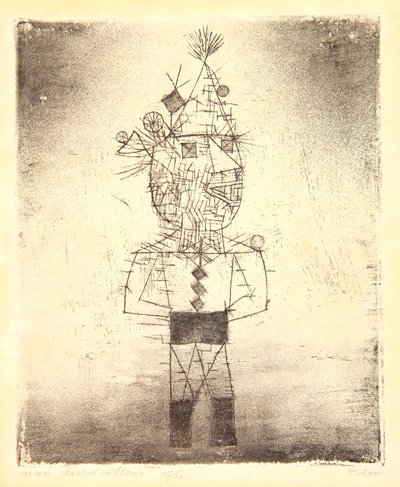 El payaso Prickle o Stachel der Clown de Paul Klee