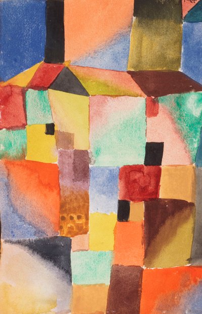 Rojo/Verde Naranja/Azul de Paul Klee