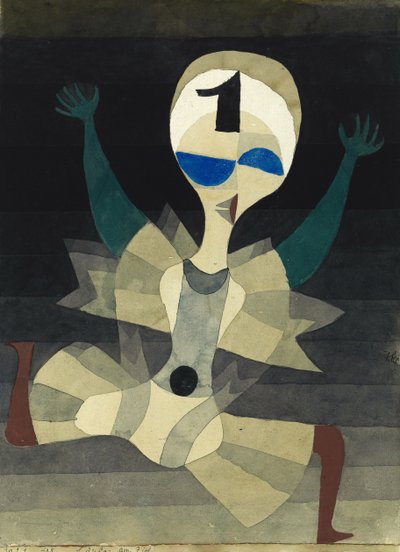 Corredor en la meta, 1921 de Paul Klee