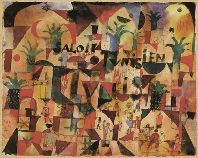Tráfico en el Boulevard Tunis, 1918 de Paul Klee