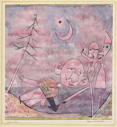 Escena en el agua de Paul Klee