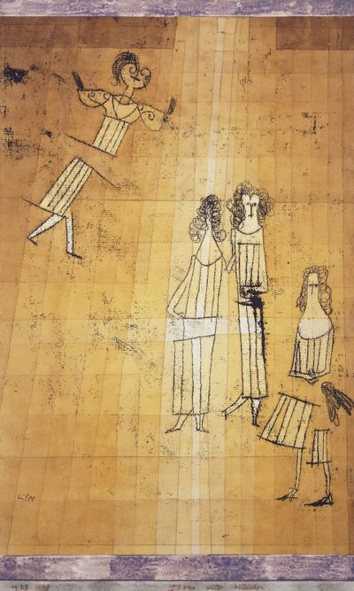 Escena entre chicas de Paul Klee