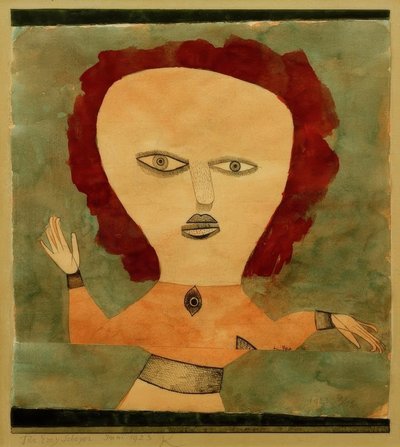 Actor como mujer de Paul Klee