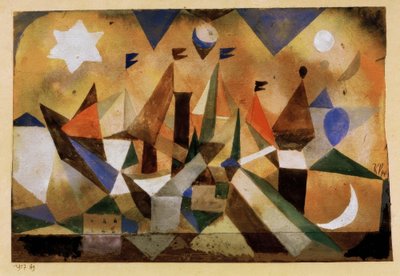 Veleros esperando la tormenta de Paul Klee