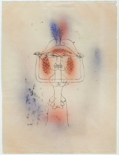 Cantante de ópera cómica de Paul Klee