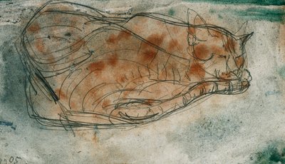 Gato dormilón de Paul Klee