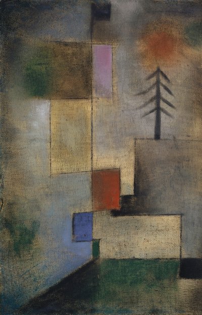 Pequeño cuadro de abetos de Paul Klee