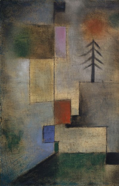 Pequeña imagen de abetos, 1922 de Paul Klee