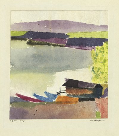 Pequeño puerto, 1914 de Paul Klee