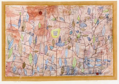 Follaje escaso; Follaje escaso de Paul Klee
