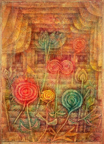 Flores en espiral de Paul Klee