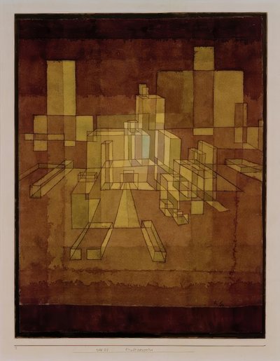 Perspectiva de la ciudad de Paul Klee