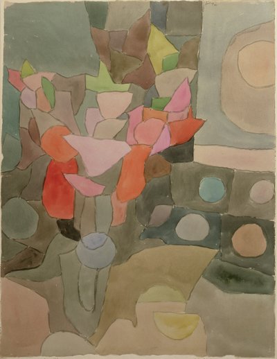 Naturaleza muerta con gladiolos de Paul Klee