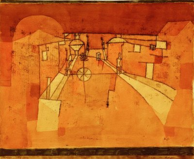 Calle en el campamento de Paul Klee