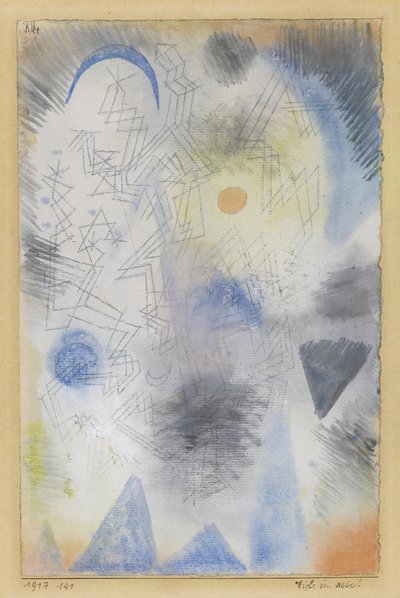 Objetivos en la niebla, 1917 de Paul Klee