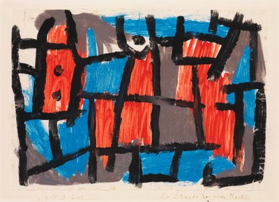 La hora antes de una noche de Paul Klee