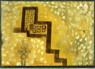 La casa de la colina; Das Haus in der Hohe de Paul Klee
