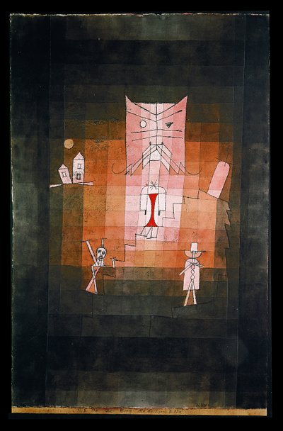 La montaña del gato sagrado de Paul Klee