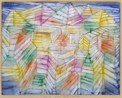 Teatro-Montaña-Construcción de Paul Klee