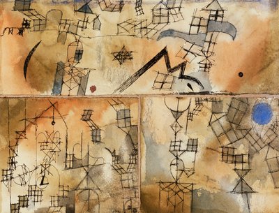 Composición tripartita; Composición tripartita de Paul Klee