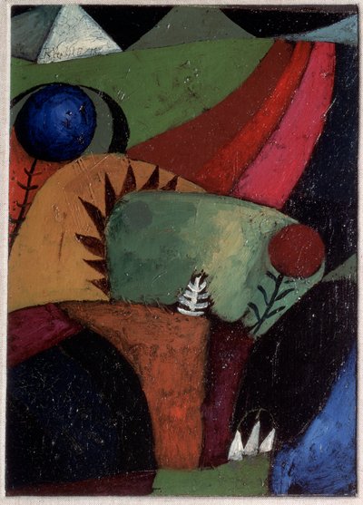 Tres campanillas - Pintura de Paul Klee
