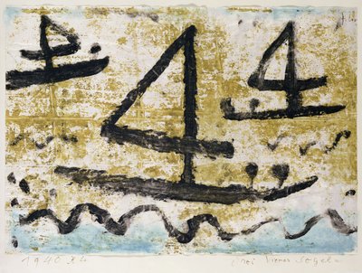 Tres cuatros Vela de Paul Klee