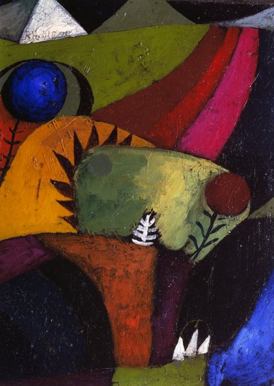 Tres campanillas blancas de Paul Klee