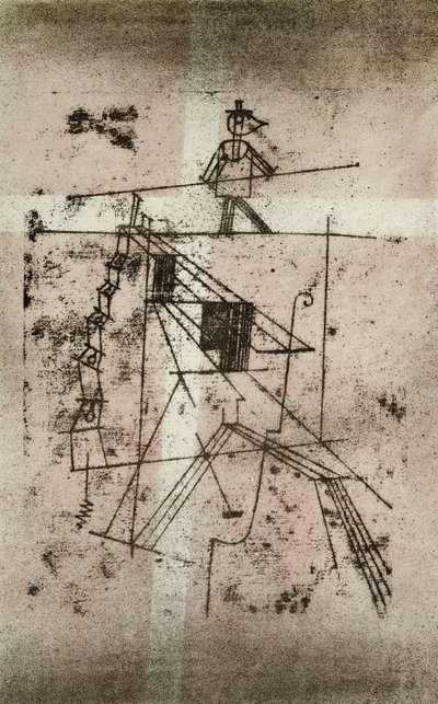 Funambulista; equilibrista (Kornfeld 95 IV b) de Paul Klee