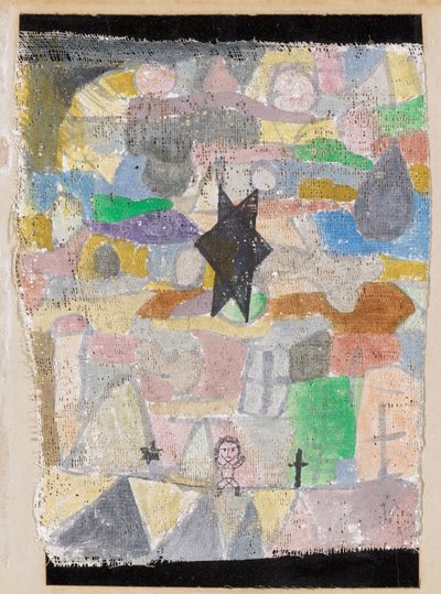 Bajo una estrella negra, 1918 de Paul Klee