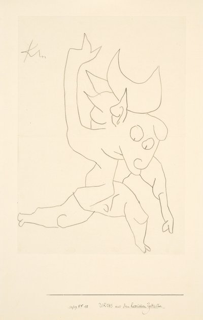 Urchs de la Edad Heroica, 1939 de Paul Klee