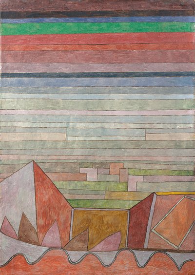 Vista del país fértil de Paul Klee