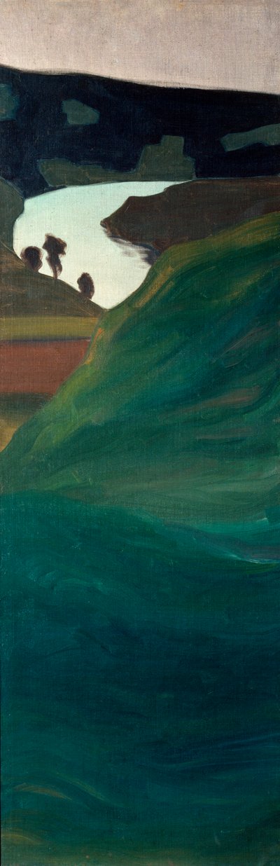 Vista del valle del río Aar (Pintura de Paul Klee